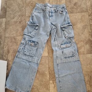 Garage Light Blue Boyfriend Jeans